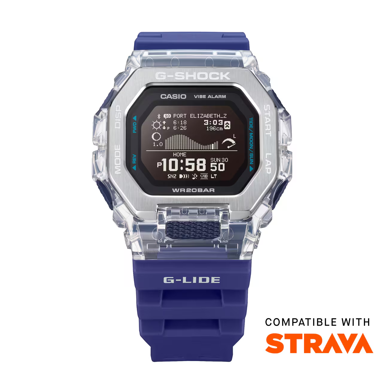 G-SHOCK G-LIDE MEN WATCH GBX-100S-2DR