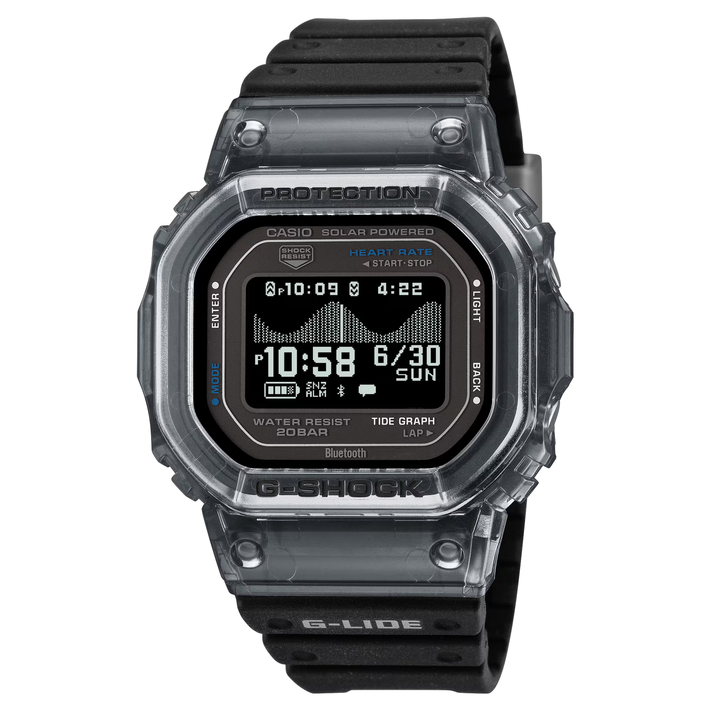 G-SHOCK G-LIDE MEN WATCH GBX-H5600-1DR