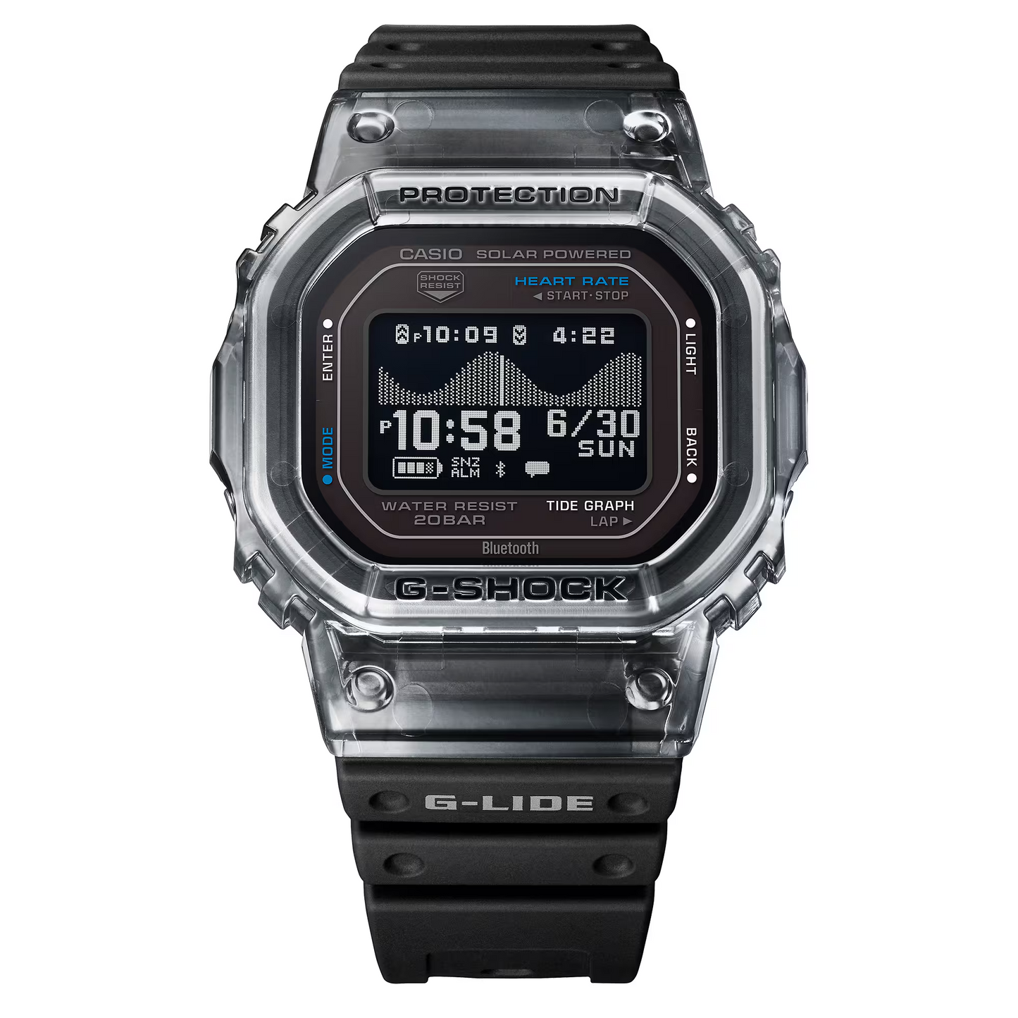 G-SHOCK G-LIDE MEN WATCH GBX-H5600-1DR