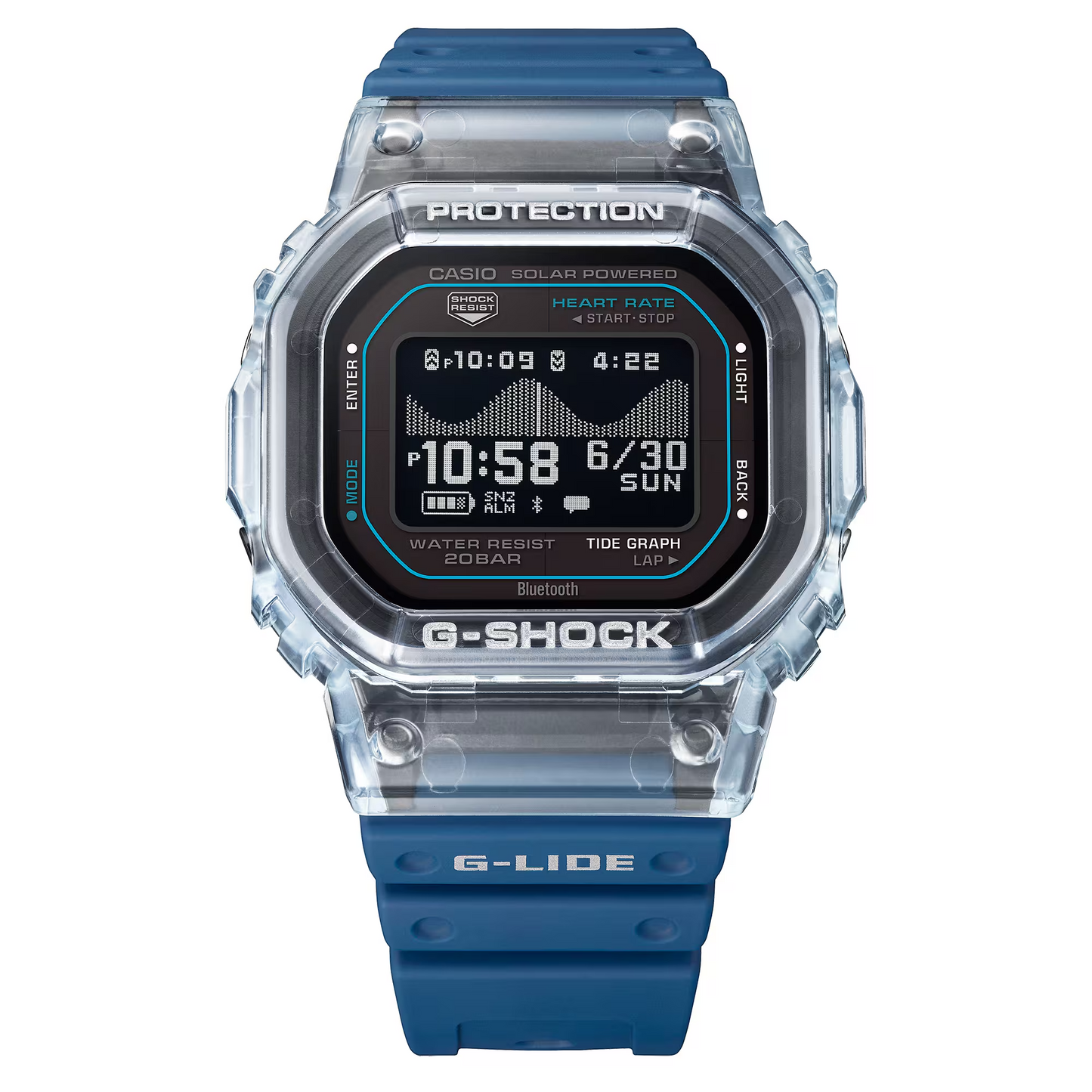 G-SHOCK G-LIDE MEN WATCH GBX-H5600-2DR