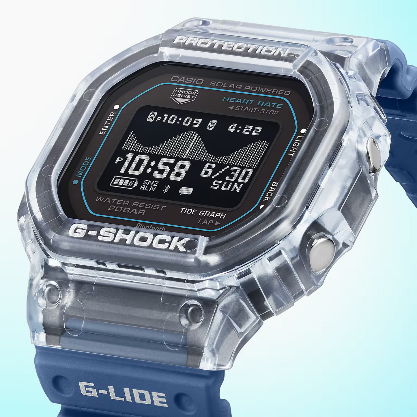 G-SHOCK G-LIDE MEN WATCH GBX-H5600-1DR