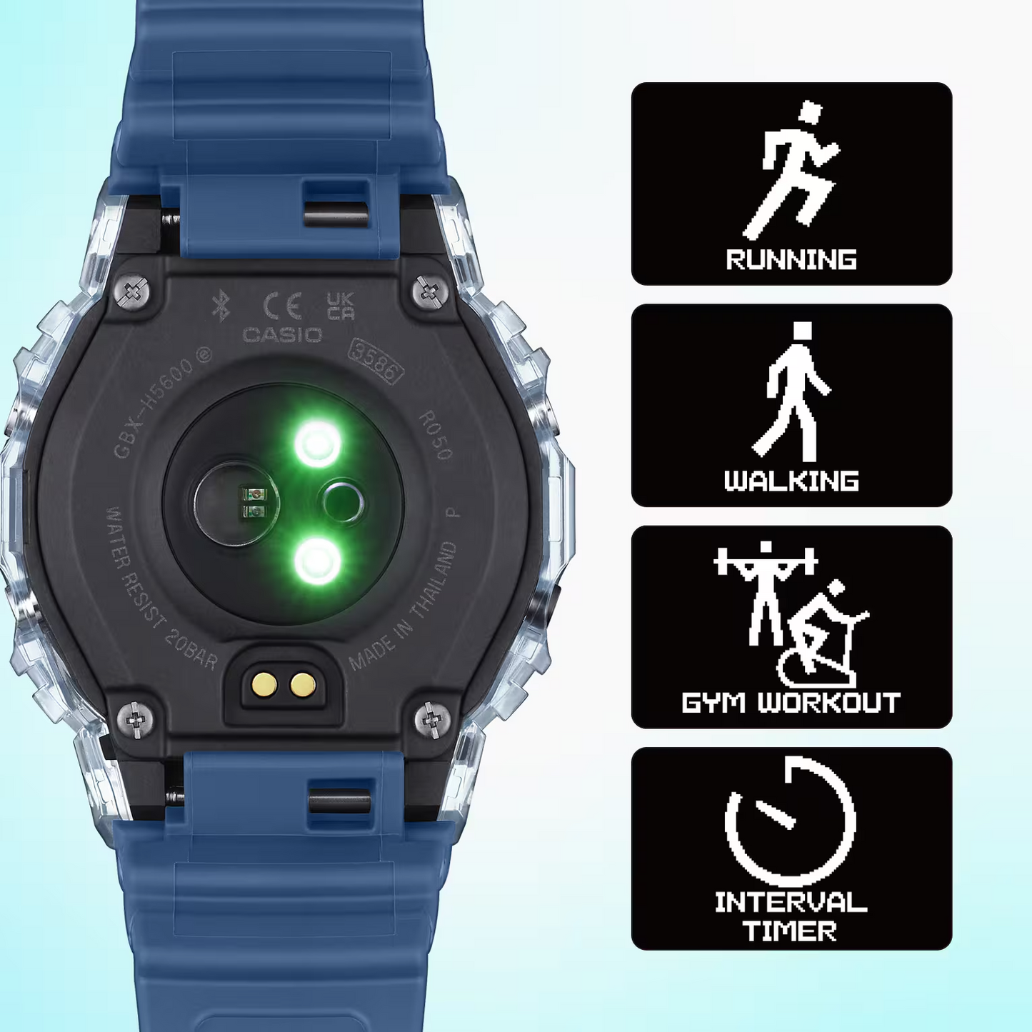 G-SHOCK G-LIDE MEN WATCH GBX-H5600-1DR