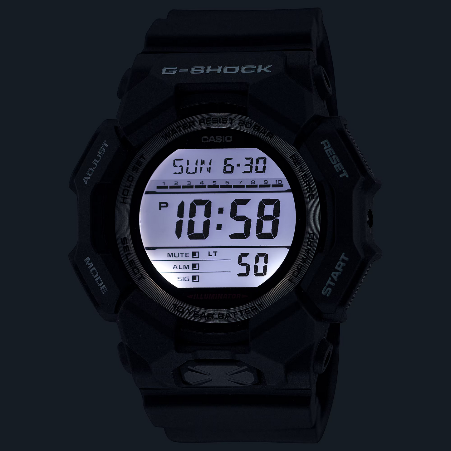 G-SHOCK DIGITAL MEN WATCH GD-010-1DR