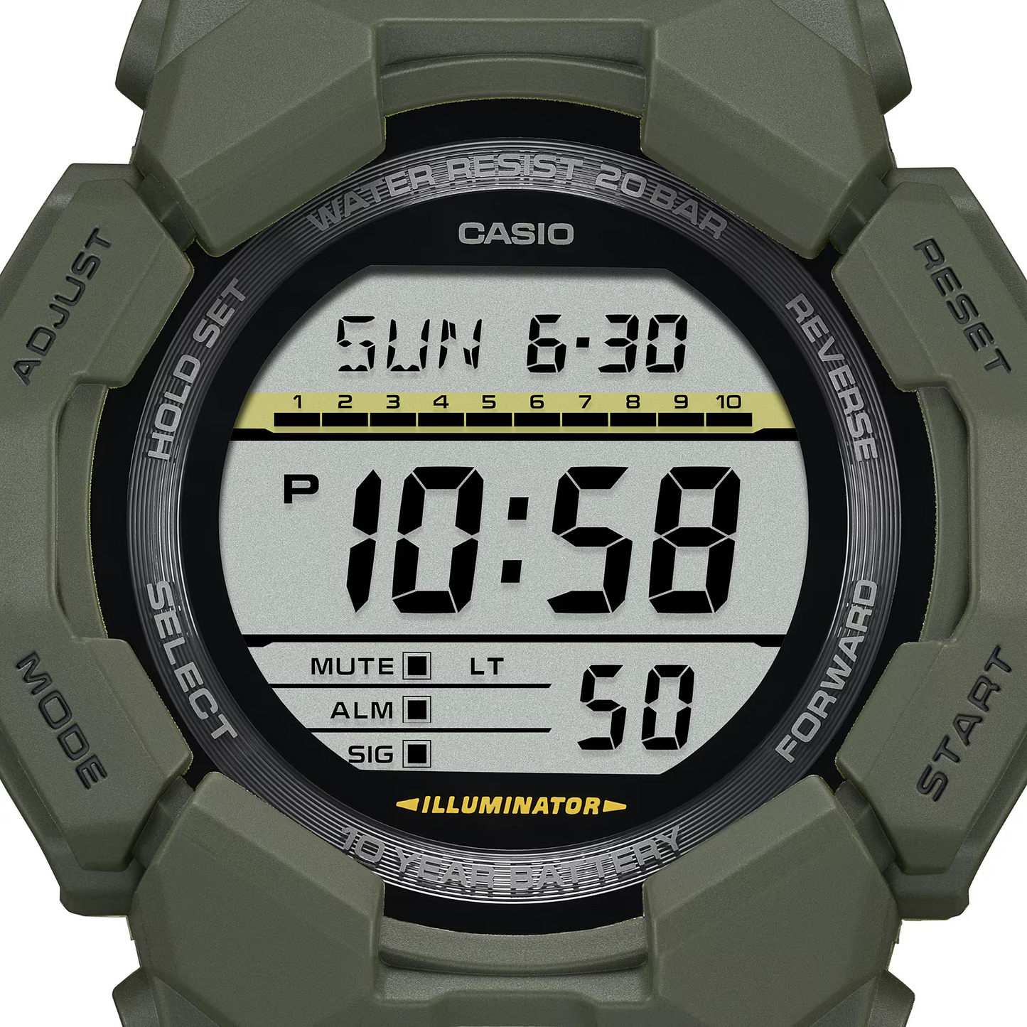 G-SHOCK DIGITAL MEN WATCH GD-010-3DR