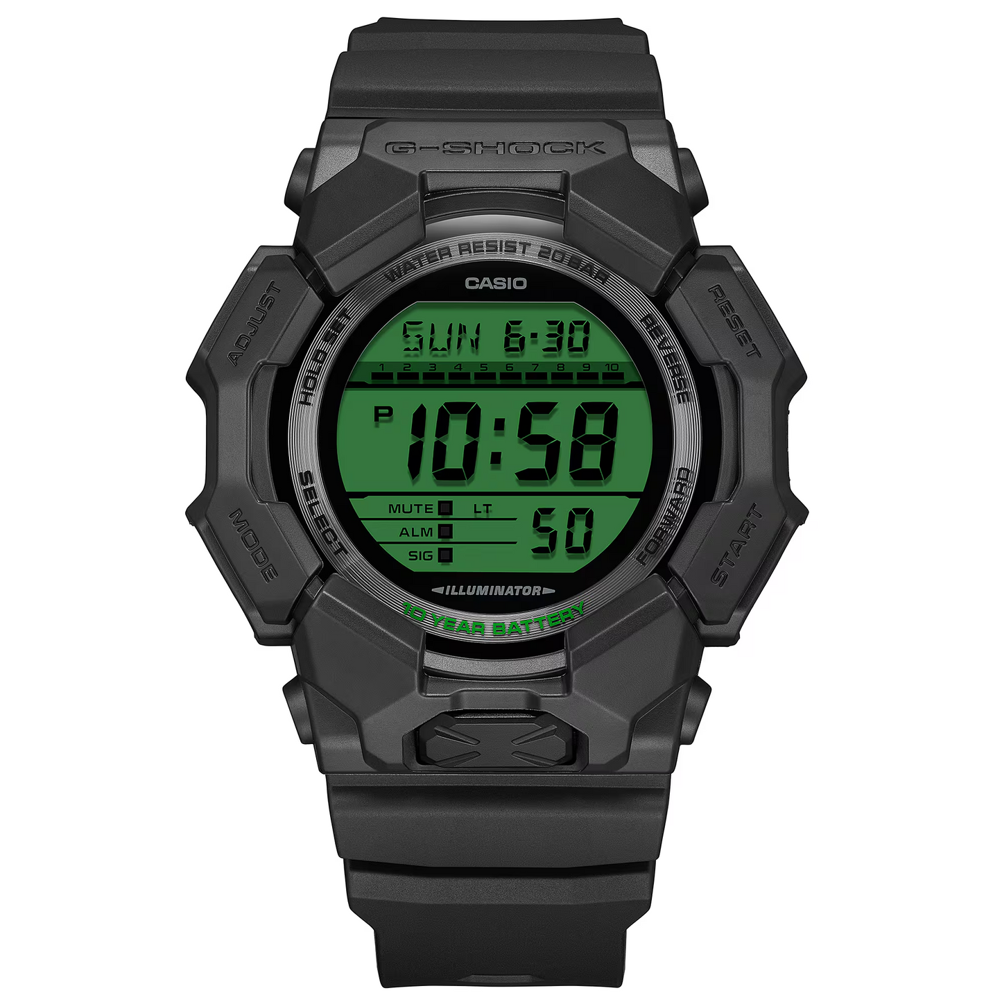 G-SHOCK Electro Green Digital Men Watch GD-010BEG-1DR