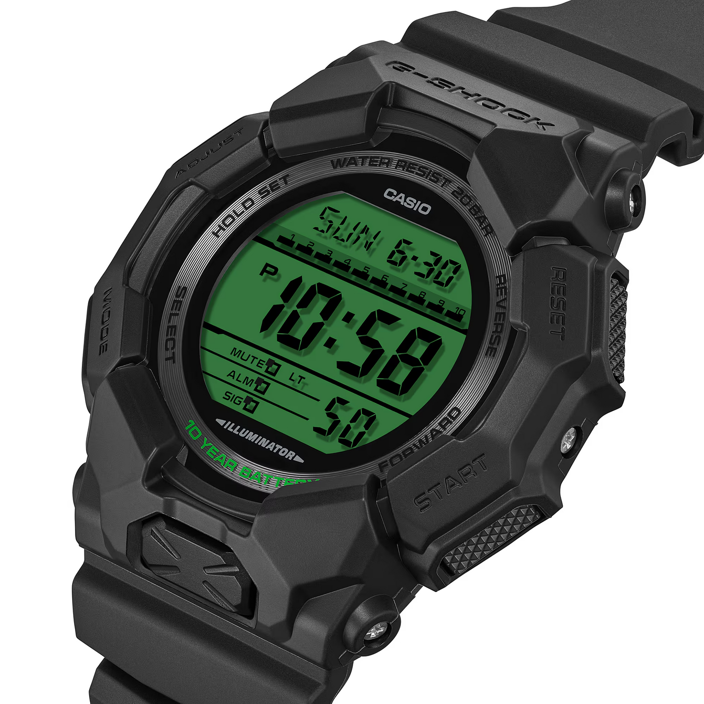 G-SHOCK Electro Green Digital Men Watch GD-010BEG-1DR