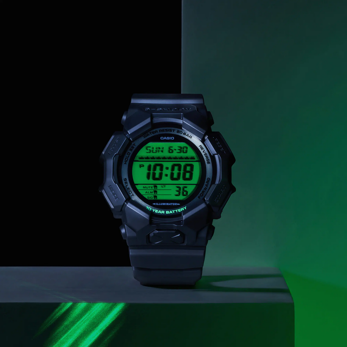 G-SHOCK Electro Green Digital Men Watch GD-010BEG-1DR