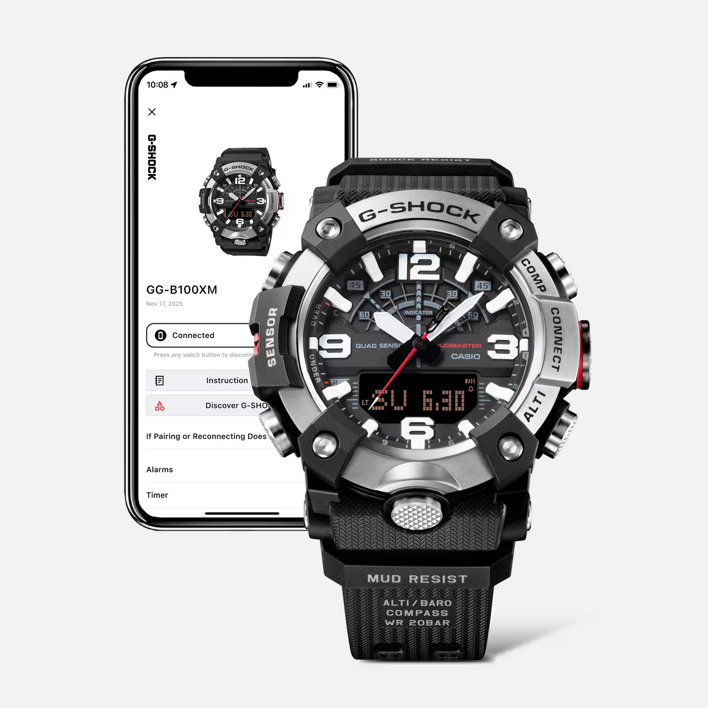 G-SHOCK Mudmaster MASTER OF G - LAND GG-B100XM-1ADR