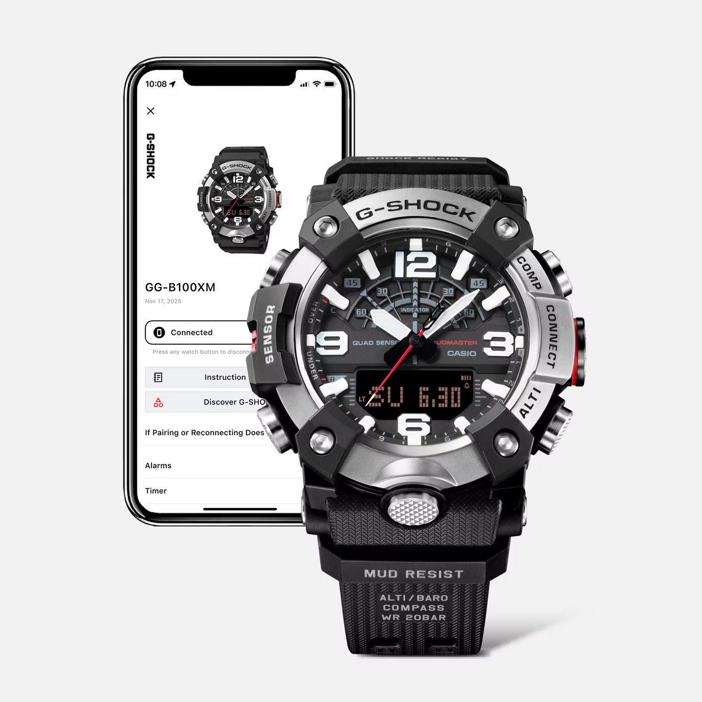 G-SHOCK Master of G Mudmaster GG-B100XMH-5ADR