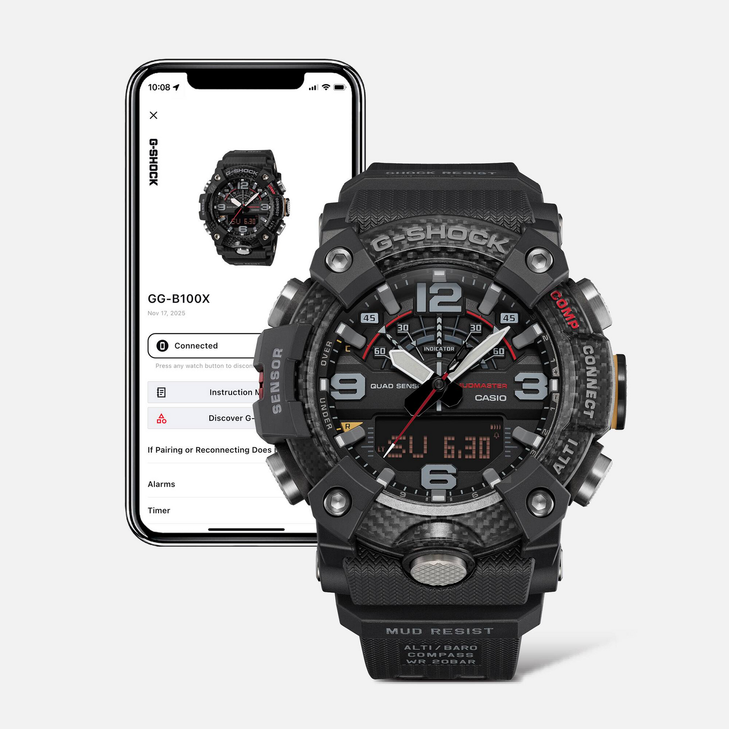 G-SHOCK Mudmaster MASTER OF G - LAND GG-B100X-1ADR