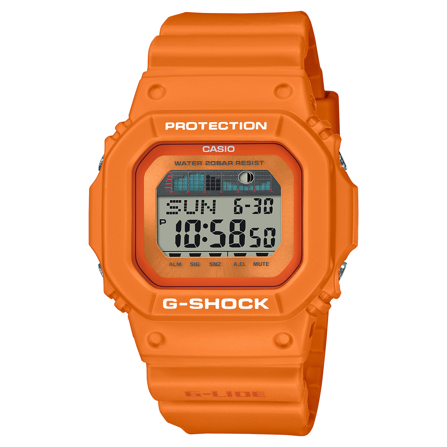 Casio G-Shock GLX-5600RT-4DR Digital Men's Watch, Orange