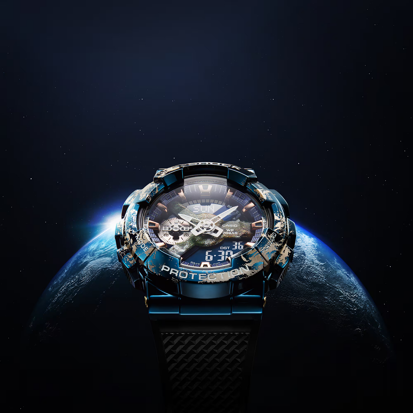 G-SHOCK Earth Series Men Metal Watch GM-110EARTH-1ADR