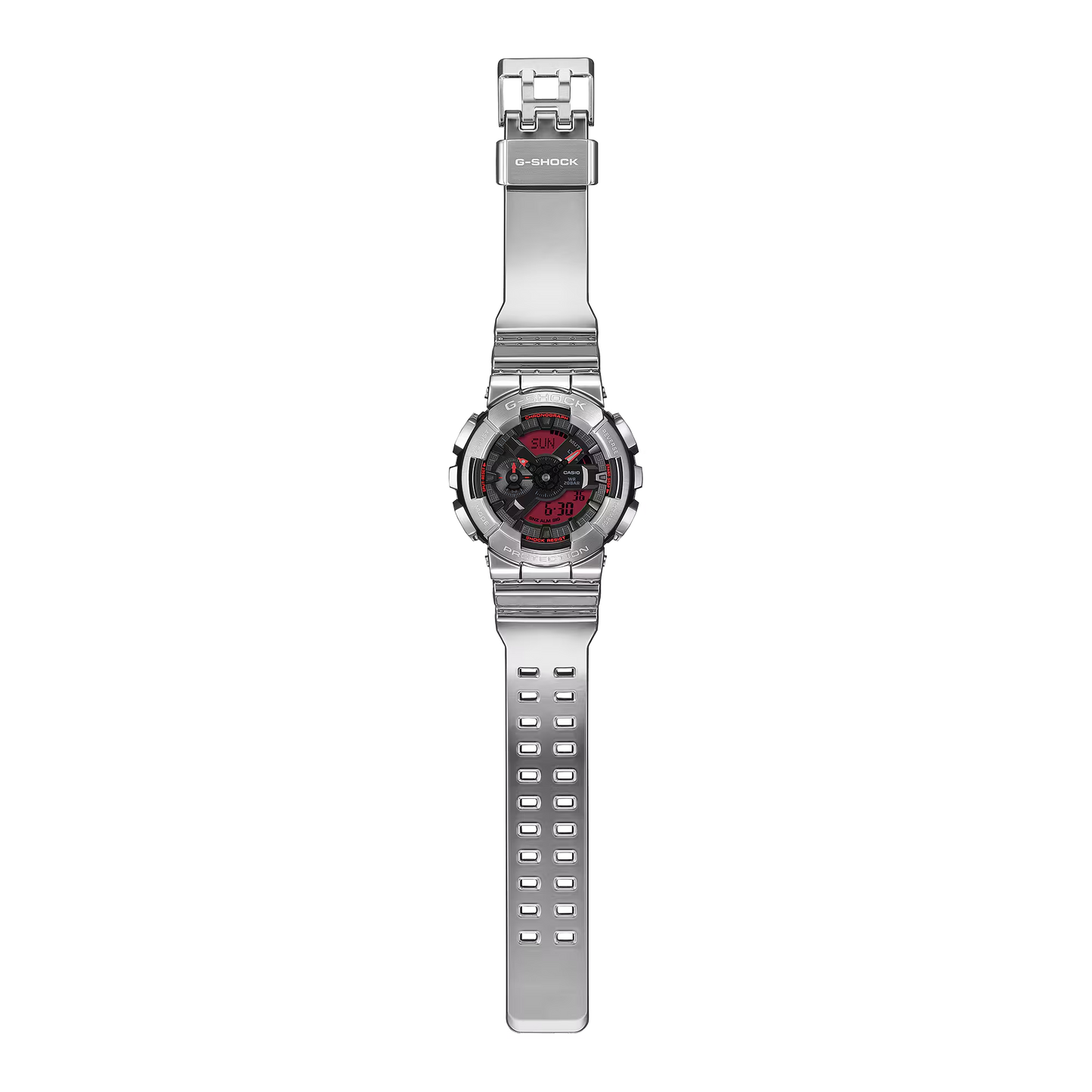 G-SHOCK Fine Metalic Silver Casual Analog-Digital Watch GM-5600YRA-8DR