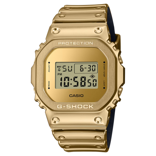 G-STEEL G-SHOCK Fine Metallic Series Gold Watch GM-5600YMG-9DR