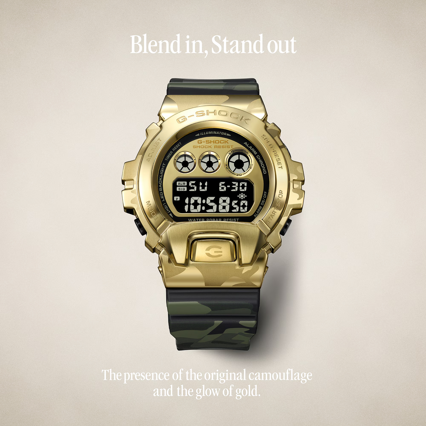 G-SHOCK Bold Camo Series Men Watch GM-6900CMG-3DR