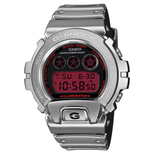 G-SHOCK Fine Metalic Silver Digital Watch GM-6900YRA-8DR