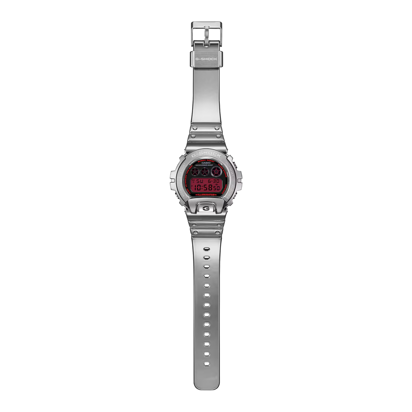 G-SHOCK Fine Metalic Silver Digital Watch GM-6900YRA-8DR