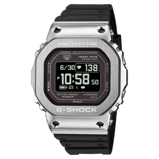 G-SHOCK Solar Powered Step Tracking Heart Rate Monitor Sporty Watch GM-H5600-1DR