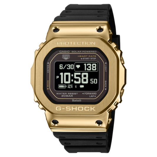 G-SHOCK Solar Powered Step Tracking Heart Rate Monitor Sporty Watch GM-H5600-9DR