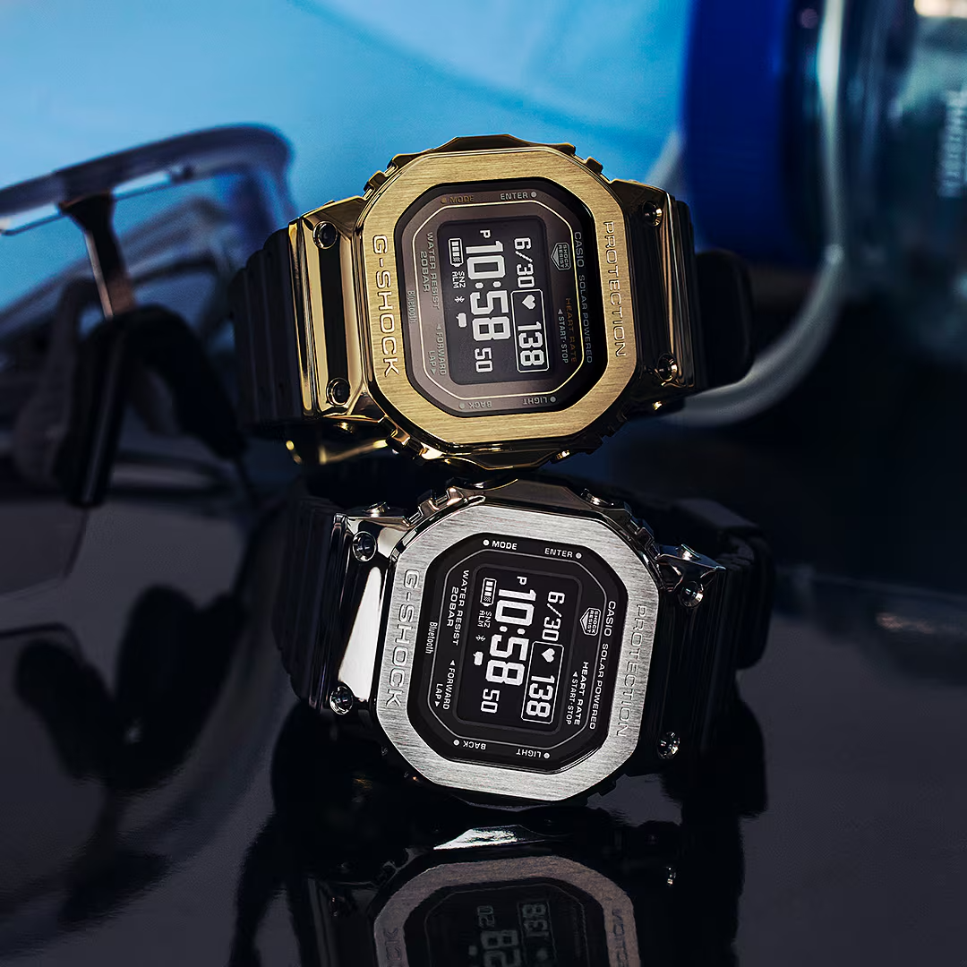 G-SHOCK Solar Powered Step Tracking Heart Rate Monitor Sporty Watch GM-H5600-1DR