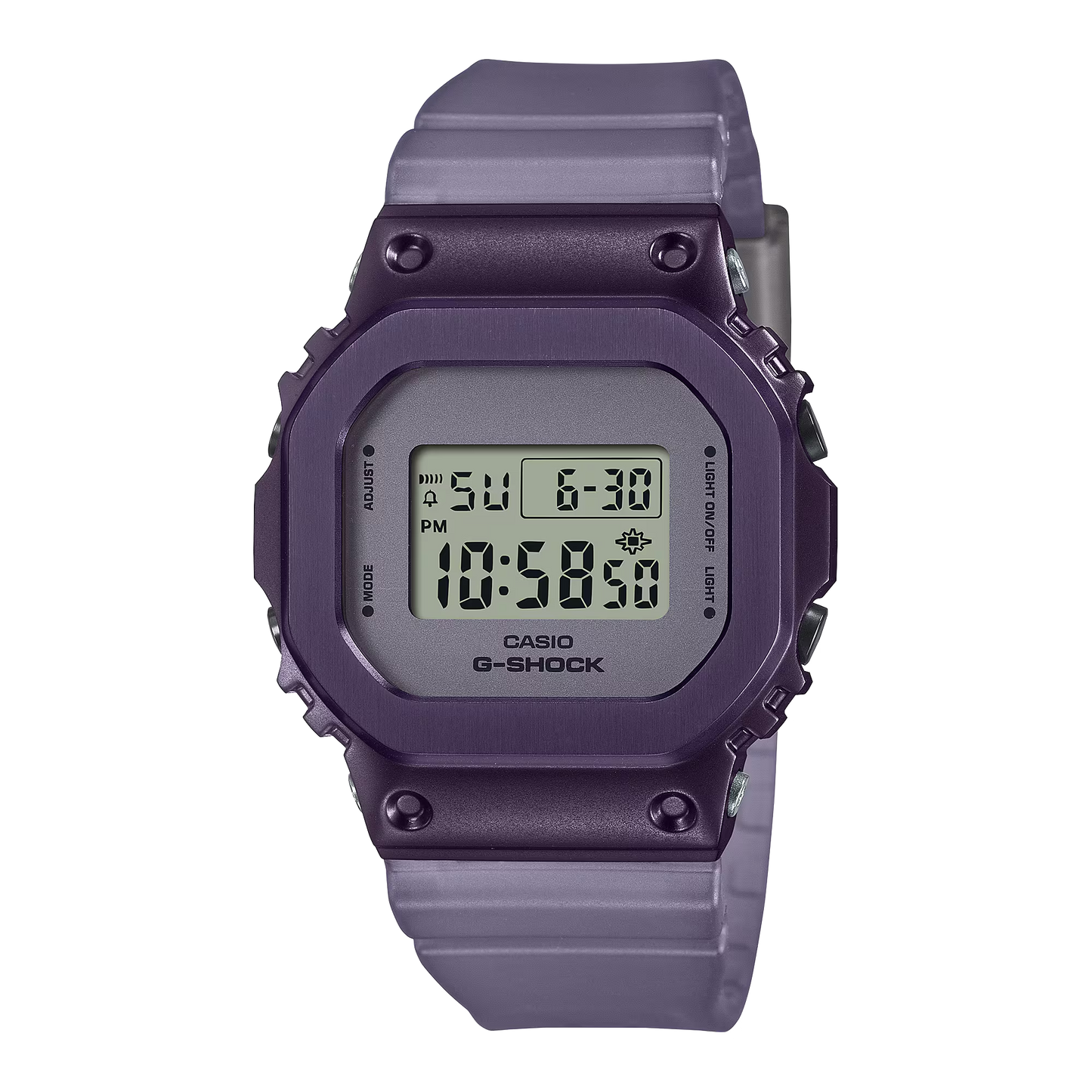 Casio G-Shock GM-S5600MF-6DR Digital Ladies Watch, Purple