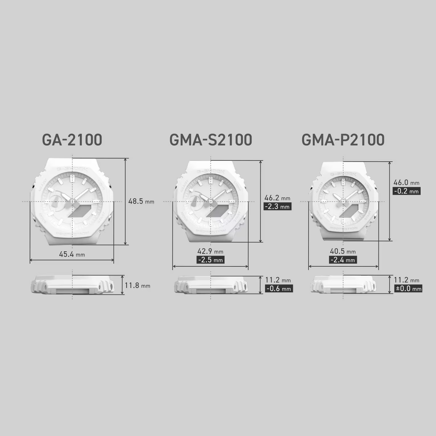G-SHOCK Women Casual Watch GMA-P2100SR-1ADR