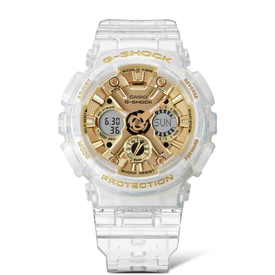 Casio G-Shock GMA-S120SG-7ADR Analog Digital Women's Watch White Translucent