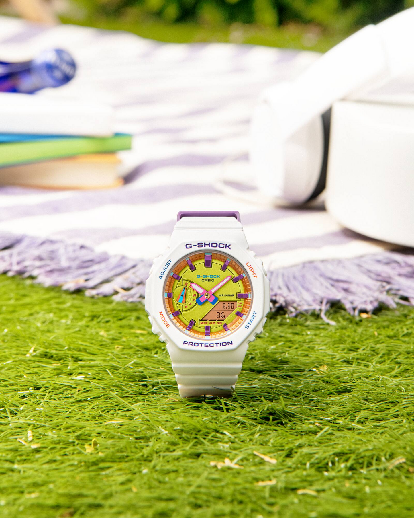 Casio G-Shock GMA-S2100BS-7ADR Analog Digital Women's Watch White