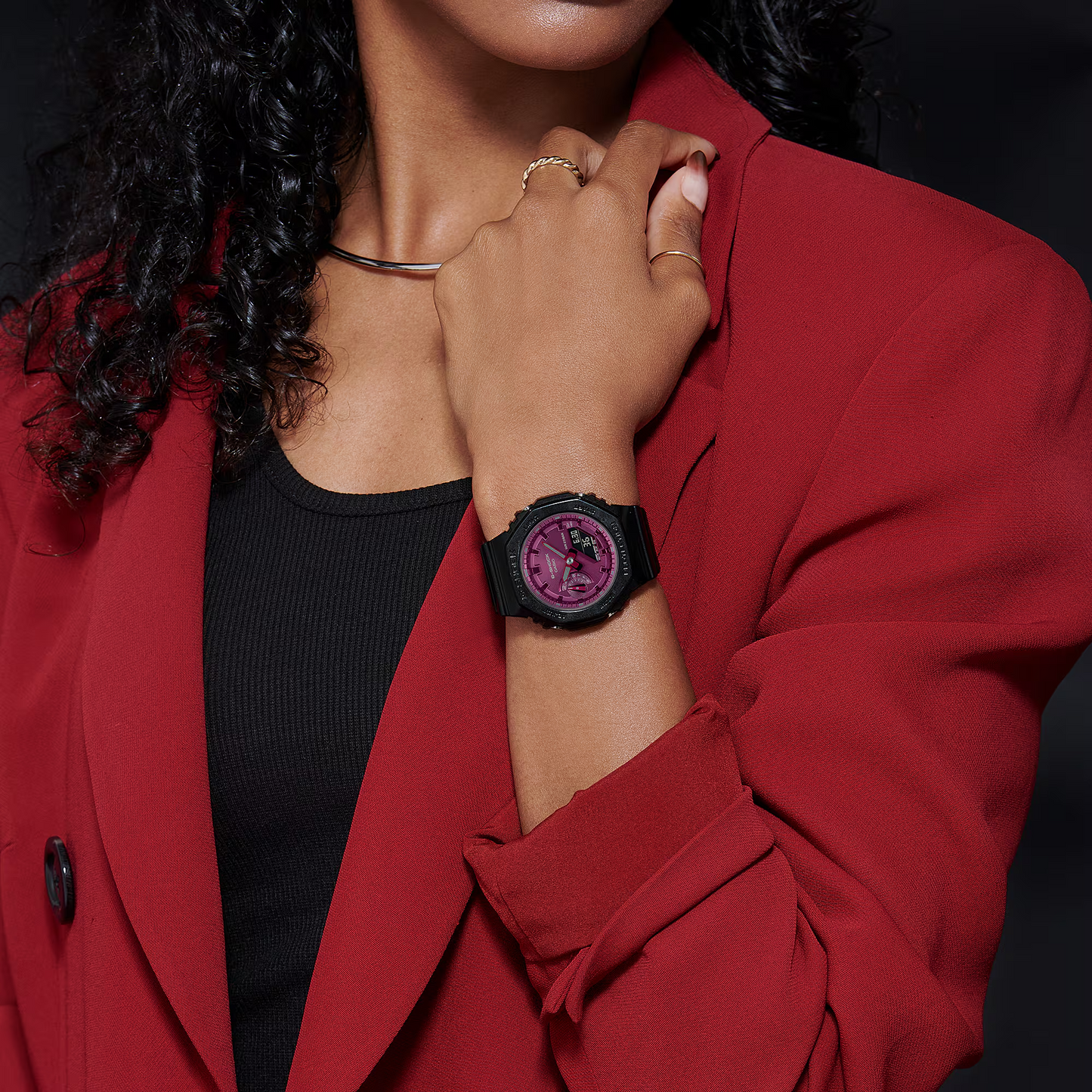 G-SHOCK WOMEN CASUAL WATCH GMA-S2100RB-1ADR