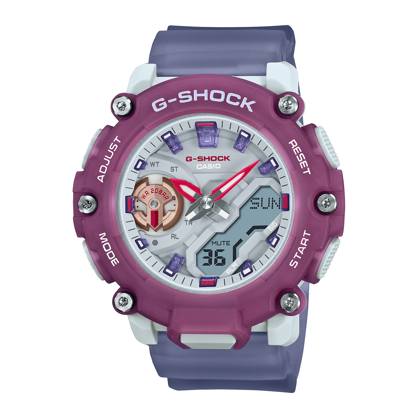 Casio G-Shock GMA-S2200PE-6ADR Analog Digital Women's Watch Purple