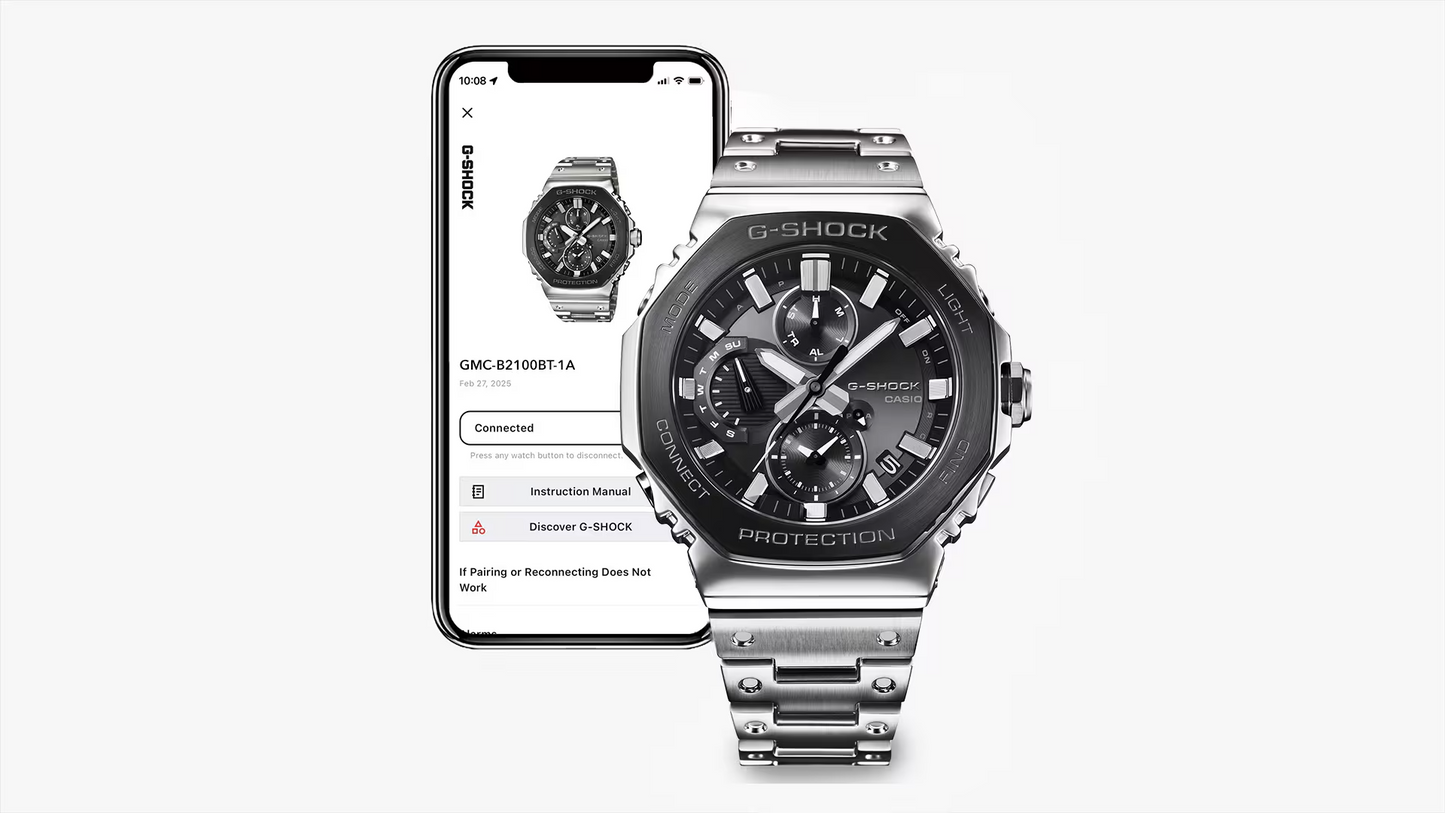 G-SHOCK Men Full Metal Watch GMC-B2100BT-1ADR