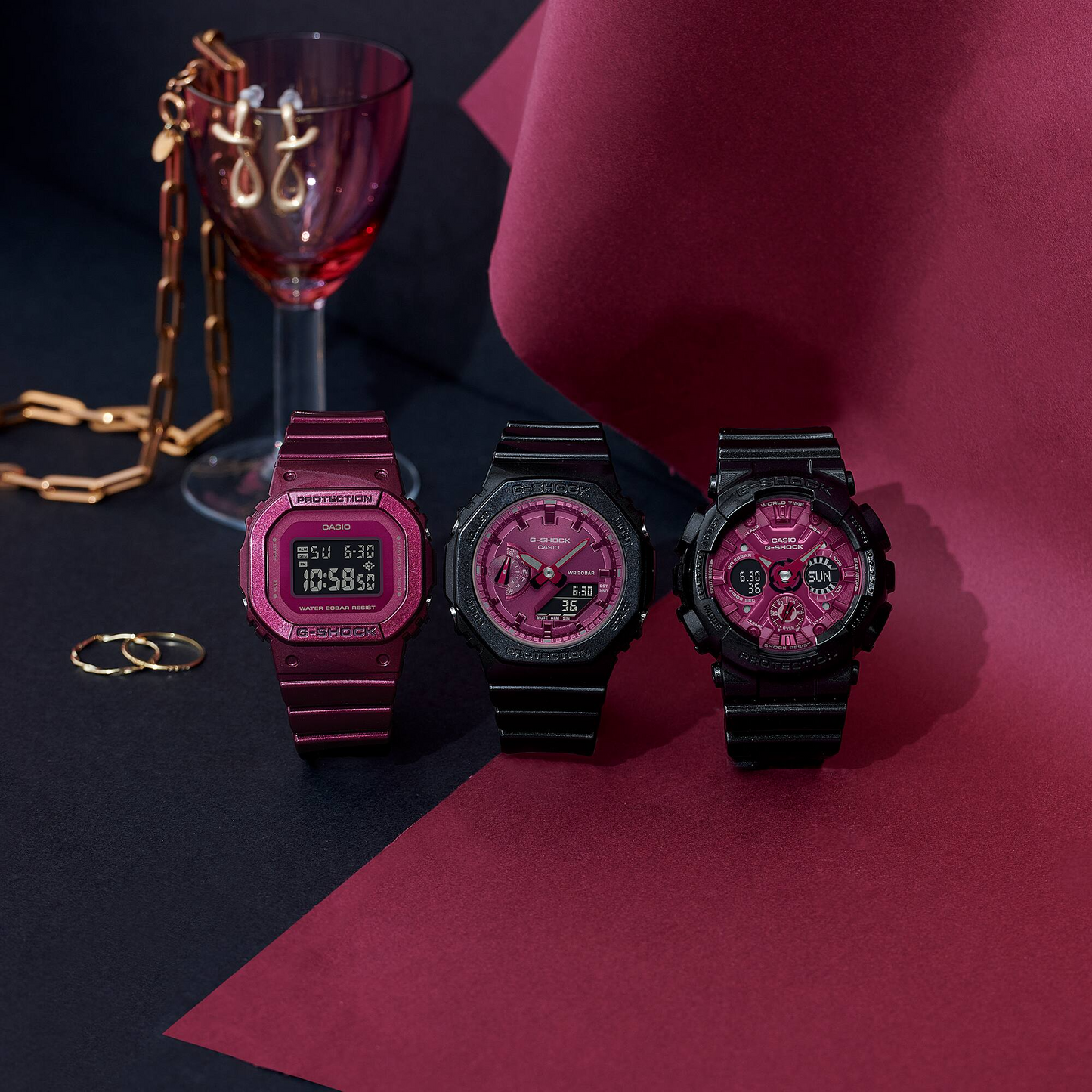 G-SHOCK Women Digital Watch GMD-S5600RB-4DR