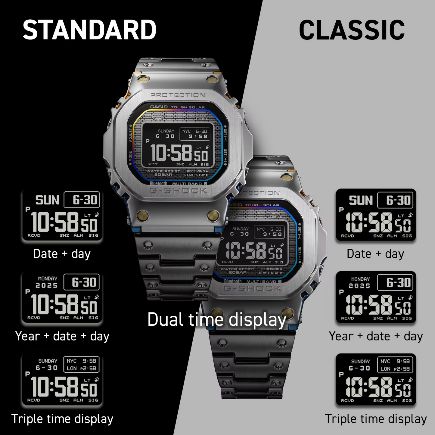 G-SHOCK Full Metal Men Digital Watch GMW-BZ5000RC-1DR