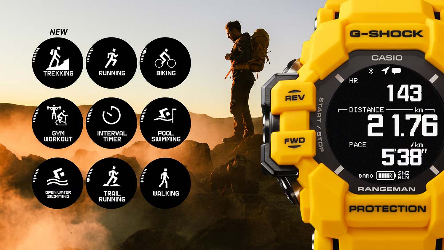 CASIO G-SHOCK GPR-H1000-9DR RANGE MEN WATCH