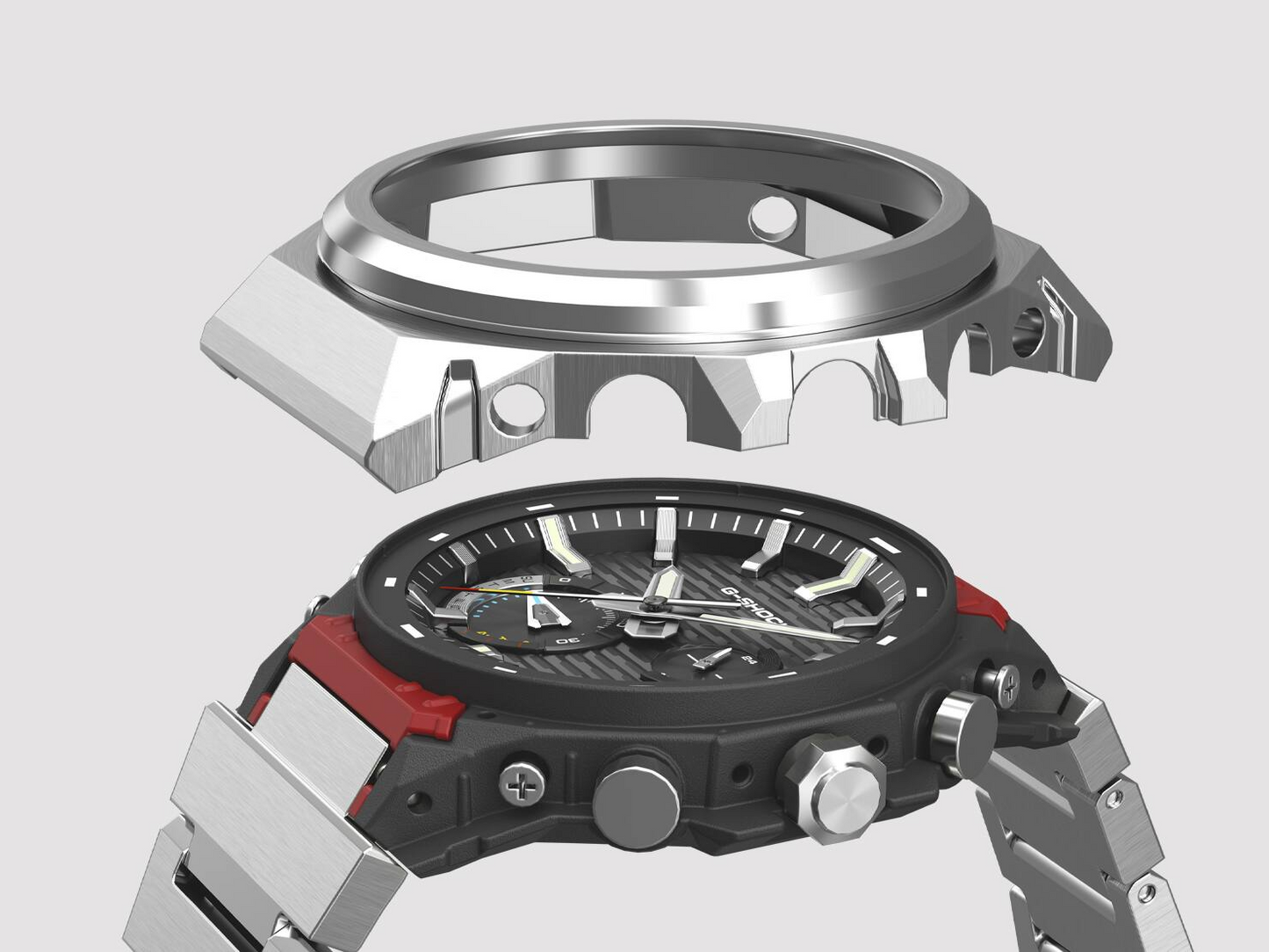G-SHOCK G-STEEL Smartphone Link Men Watch GST-B1000BD-1ADR