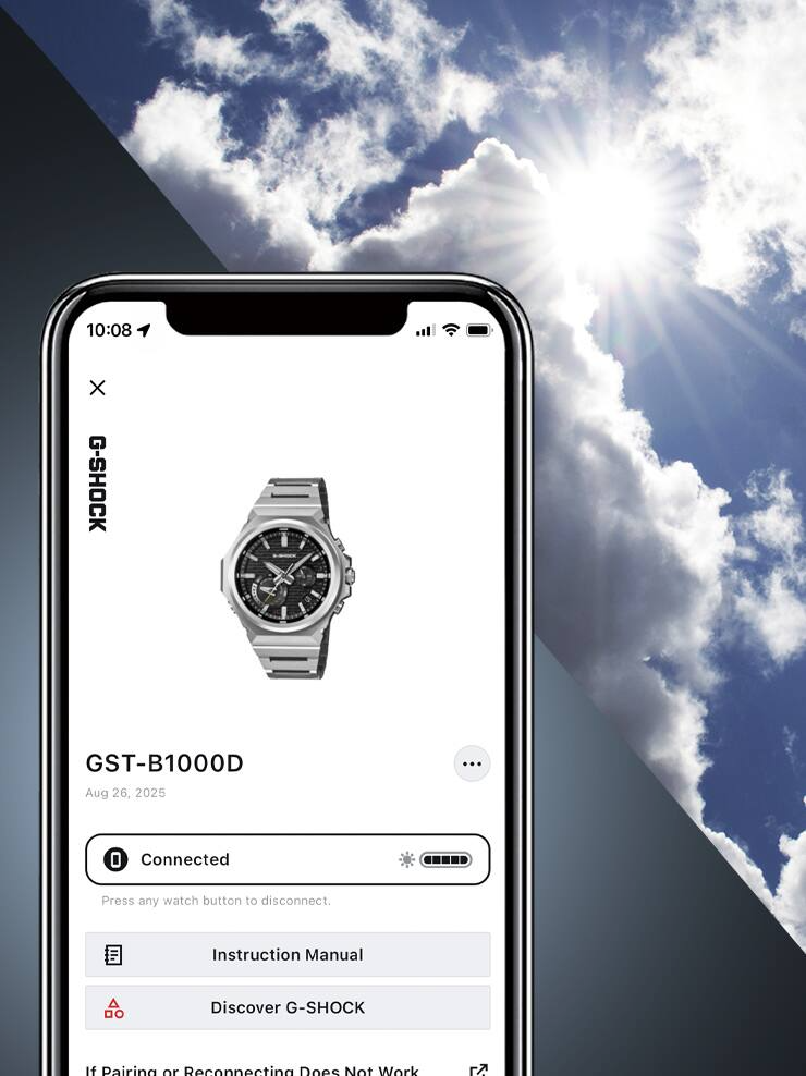 G-SHOCK G-STEEL Smartphone Link Men Watch GST-B1000BD-1ADR