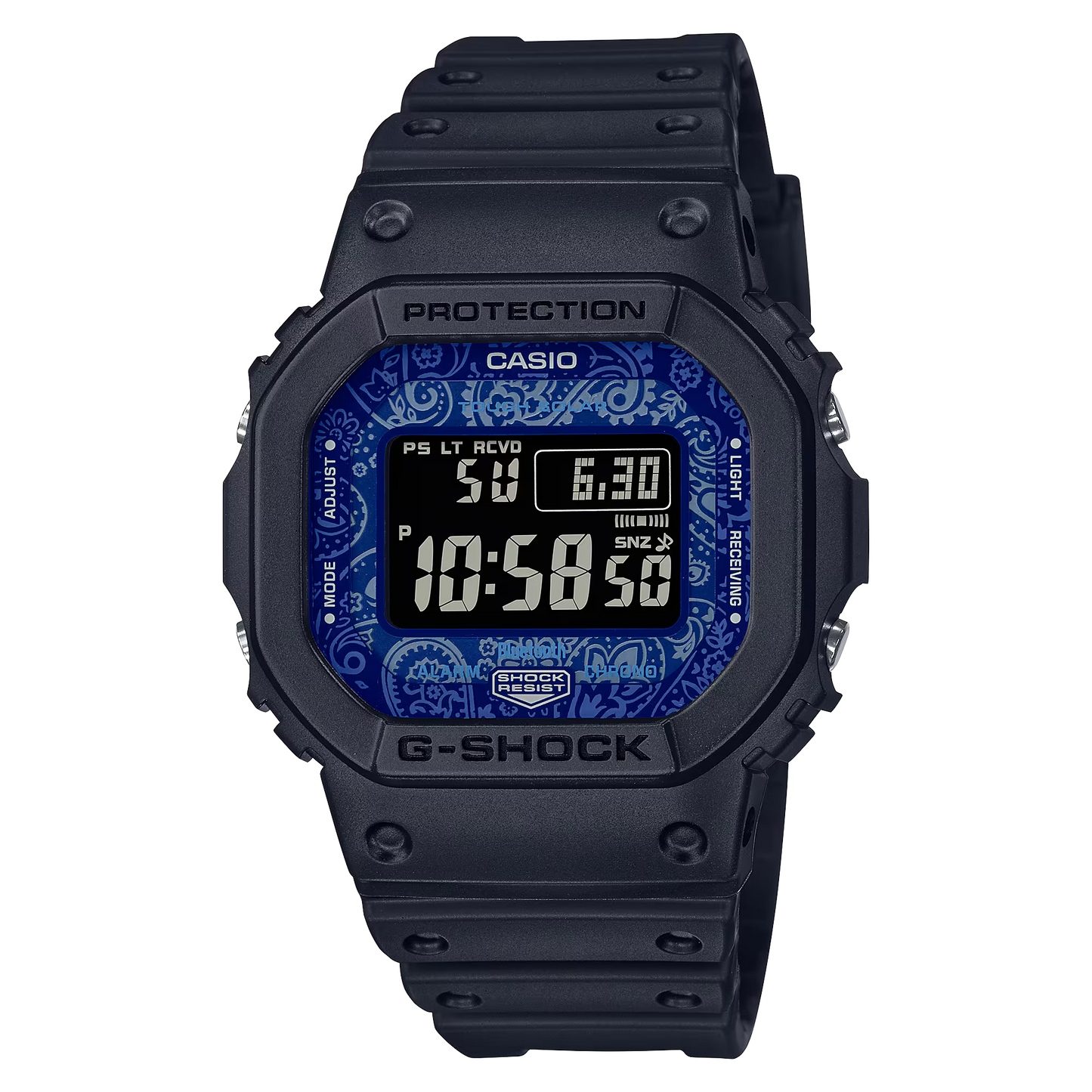 G-SHOCK MEN PAISLEY PATTERNED CASUAL WATCH GW-B5600BP-1DR