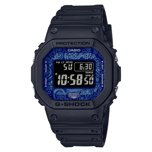 G-SHOCK MEN PAISLEY PATTERNED CASUAL WATCH GW-B5600BP-1DR