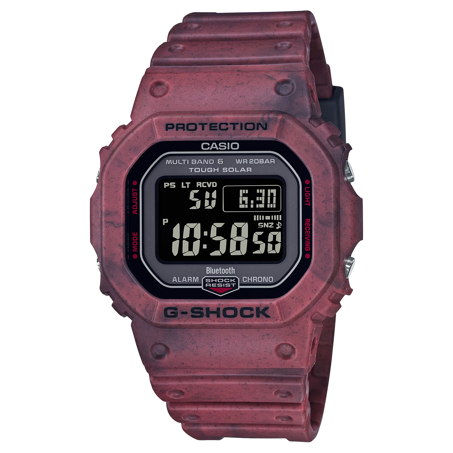 Casio G-Shock GW-B5600SL-4DR Digital Men's Watch, Maroon