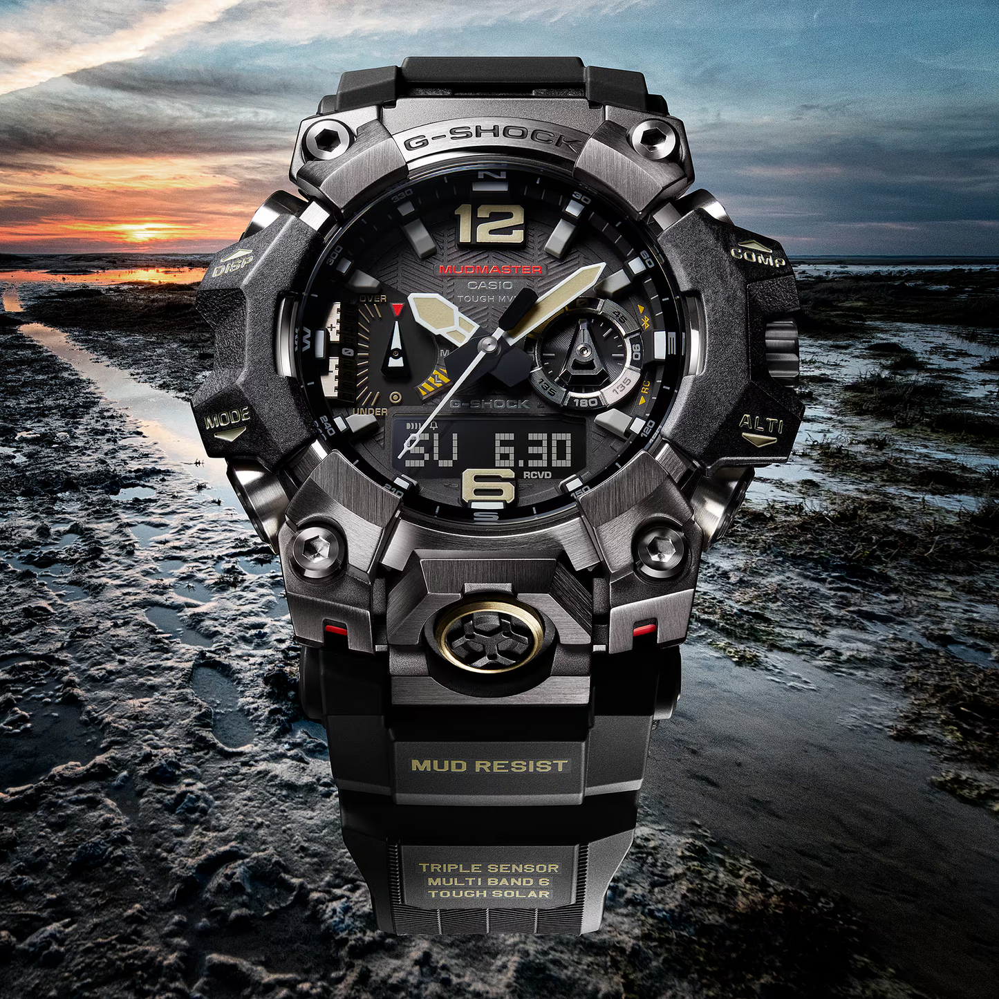 G-SHOCK MASTER Of G MUDMASTER Men Watch GWG-B1000-1ADR