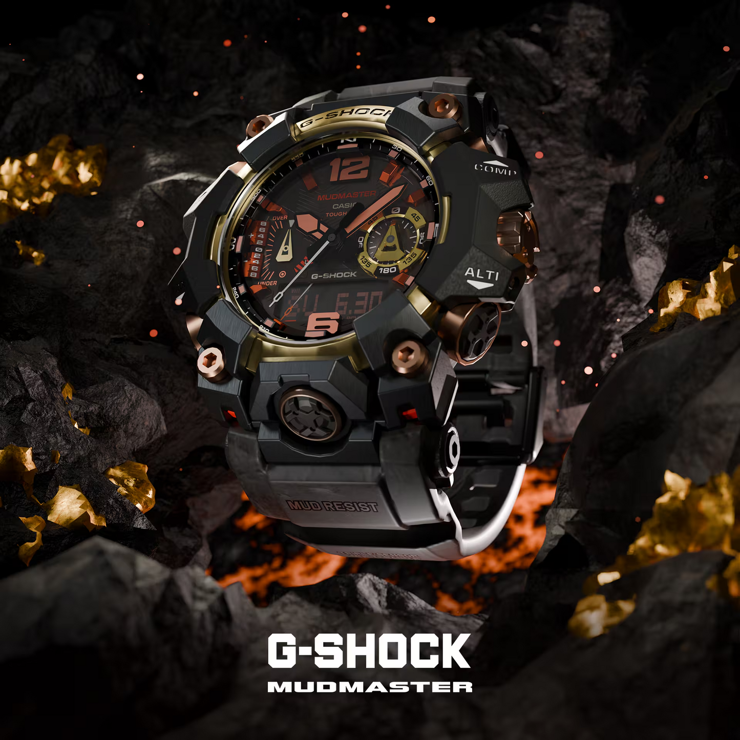 G-SHOCK MASTER Of G MUDMASTER Men Watch GWG-B1000MG-1A9DR