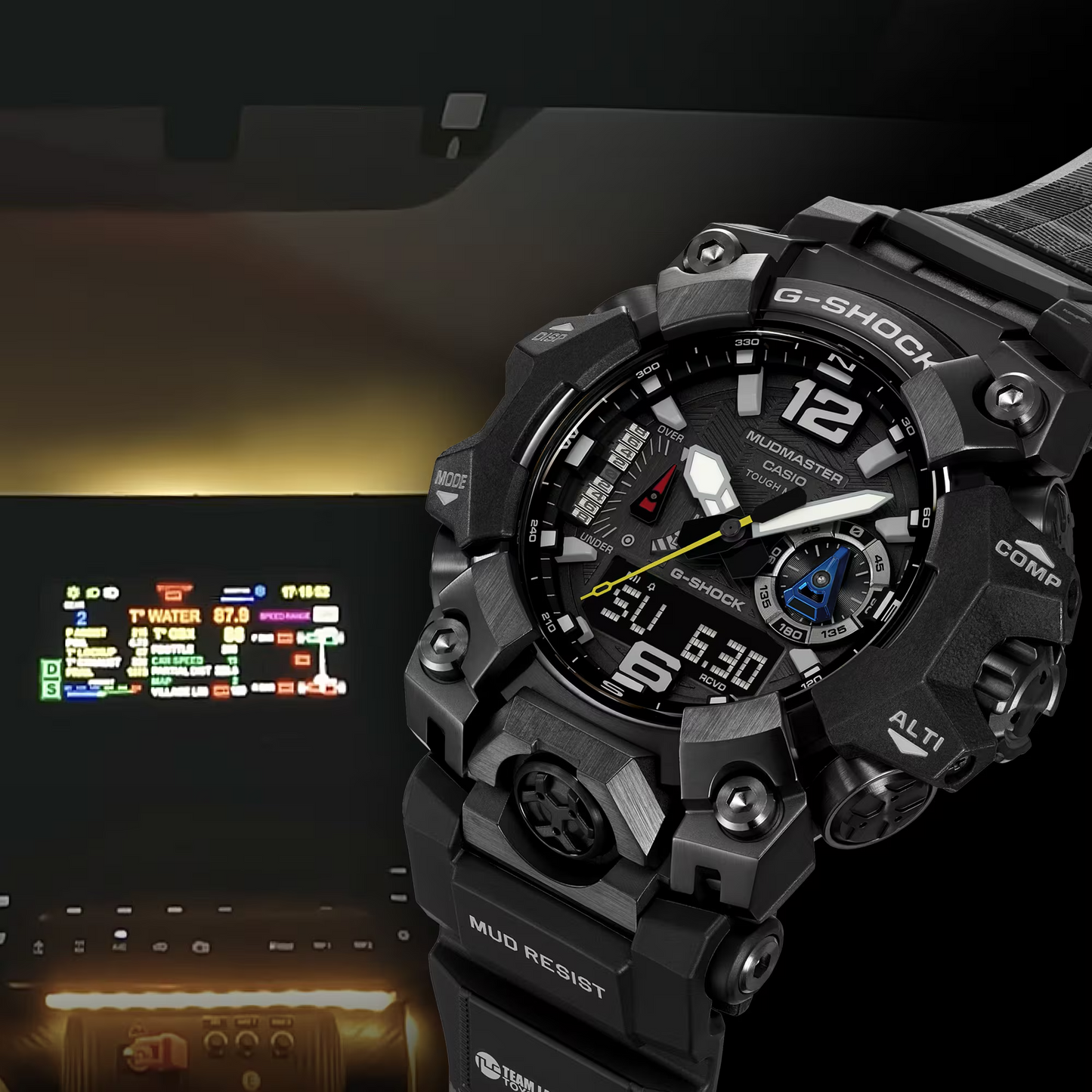 G-SHOCK TEAM LAND CRUISER TOYOTA AUTO BODY collaboration model MASTER OF G - LAND MUDMASTER GWG-B1000TLC-1ADR
