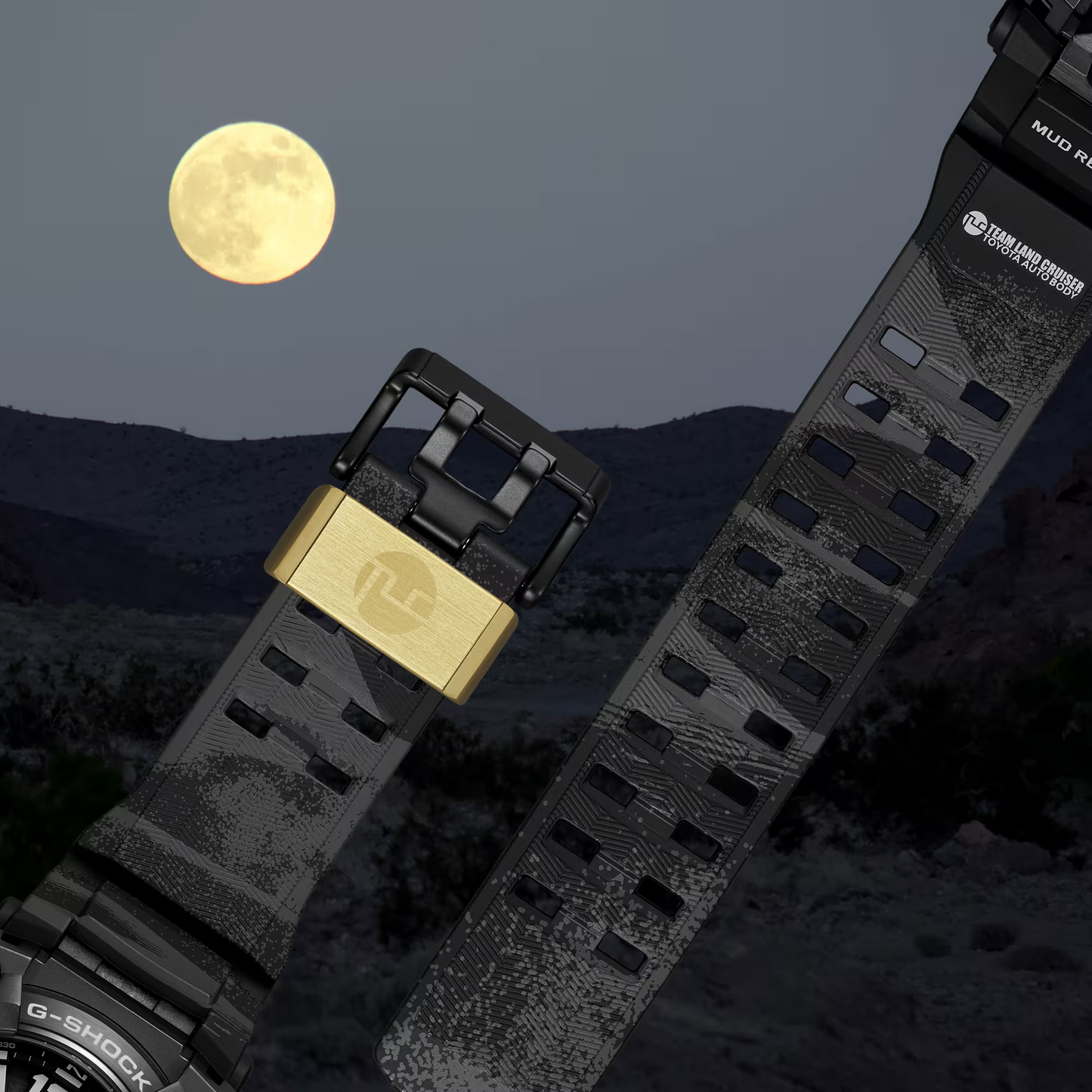 G-SHOCK TEAM LAND CRUISER TOYOTA AUTO BODY collaboration model MASTER OF G - LAND MUDMASTER GWG-B1000TLC-1ADR