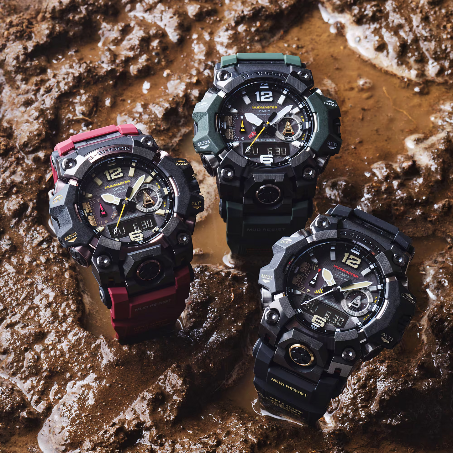 G-SHOCK MASTER Of G MUDMASTER Men Watch GWG-B1000-1ADR