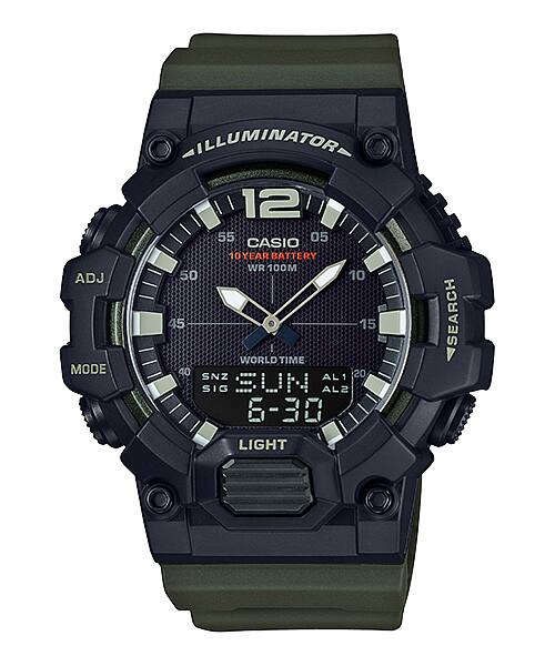 CASIO ANALOG-DIGITAL MENS WATCH HDC-700-3AVDF