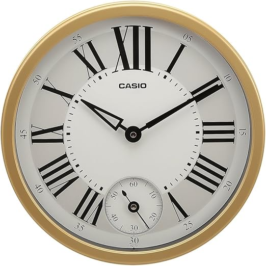 Casio Analog Wall Clock IQ-70-9DF