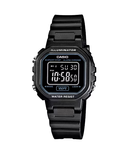 CASIO Digital Unisex Watch LA-20WH-1BDF