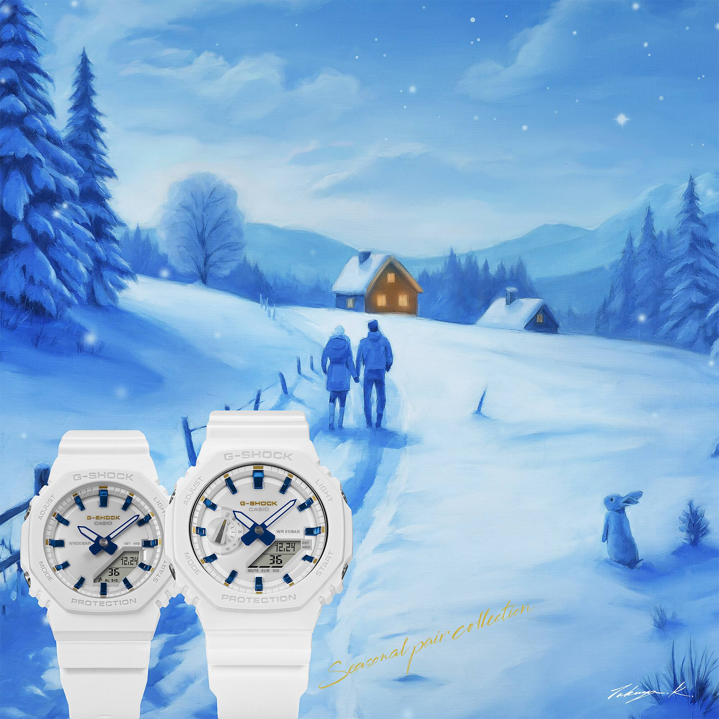 G-SHOCK & BABY-G SEASONAL PAIR COLLECTION 2025 LOV-25A-7ADR