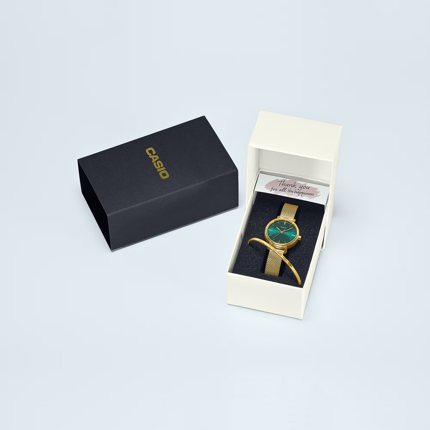 CASIO WATCH AND BANGLE SET WOMEN WATCH LTP-2024VMG-3CDR