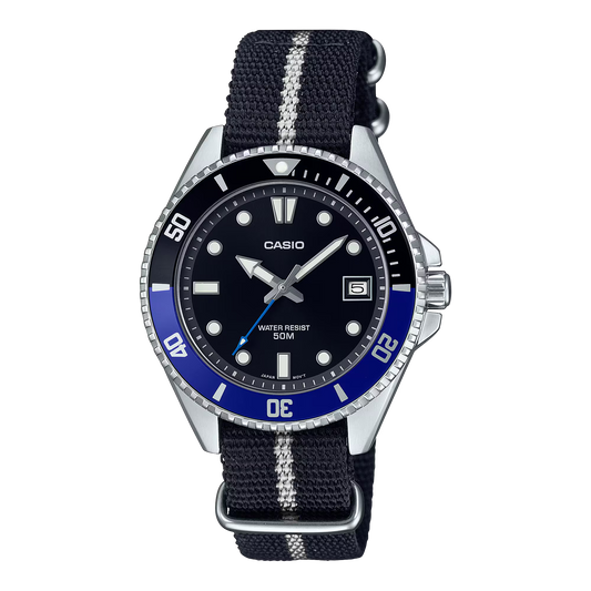CASIO ANALOG MENS WATCH MDV-10C-1A2VDF